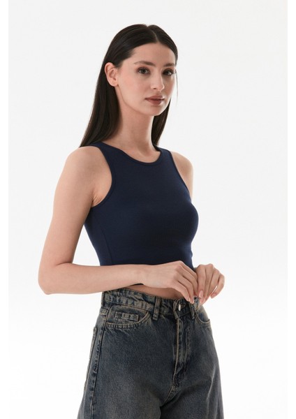 Basic Fitilli Halter Yaka Modal Body modelleri