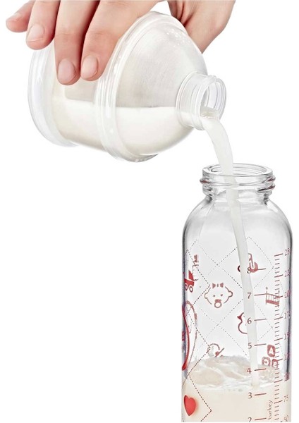 Babyjem Katlı Toz Mama Kabı 545 Karışık Renkli