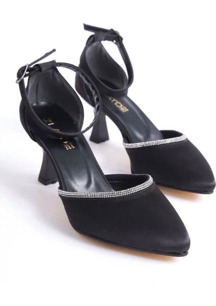 Önden Taş Detaylı Abiye Kadın Ayakkabı modelleri