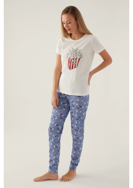 Roly Poly 3415-S Kadın Kısa Kol Pijama Takımı modelleri