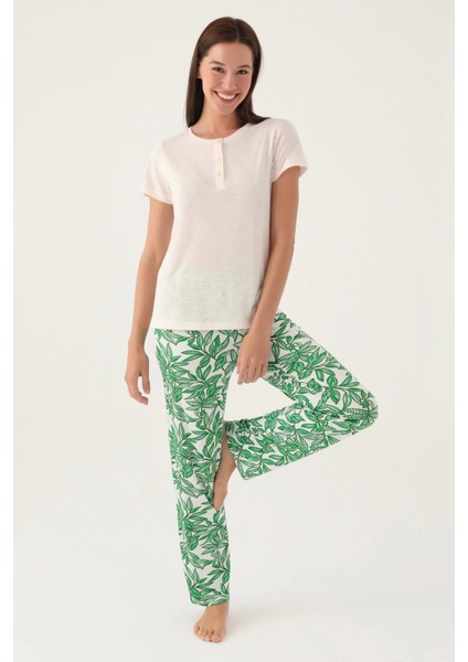 Pierre Cardin PC8806-S Kısa Kol Pijama Takım