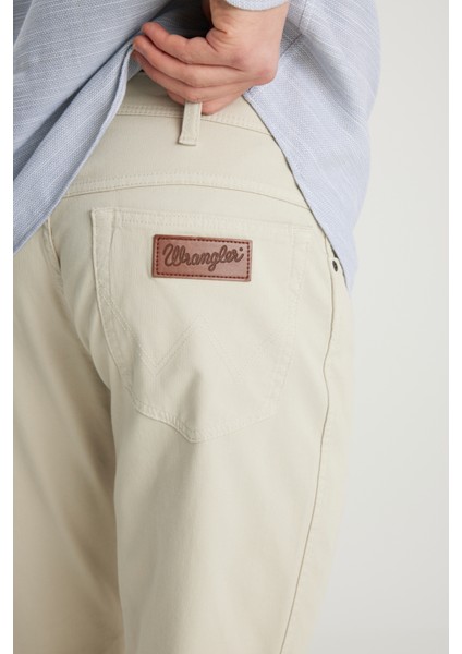 Texas Straight Fit Düz Kesim Normal Bel Ekru Pamuklu Esnek Pantolon indirimleri