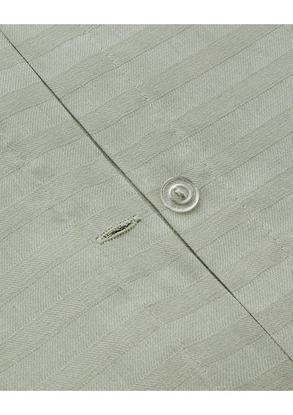 Crystal Ipeksi Twill Tek Kişilik Nevresim Takımı 160X220 cm Yeşil