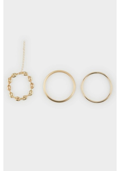 Kadın 3'lü Gold Bileklik E9059AXNS