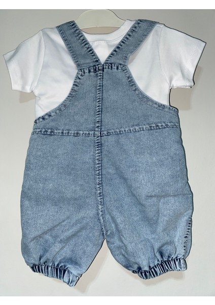 Jean Salopet Tulum 2li Set Erkek Çocuk Ayıcık Oyuncaklı Denim fiyatları