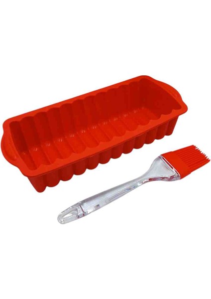 Baton Kek Kalıbı Fırça Ikilisi Silikon