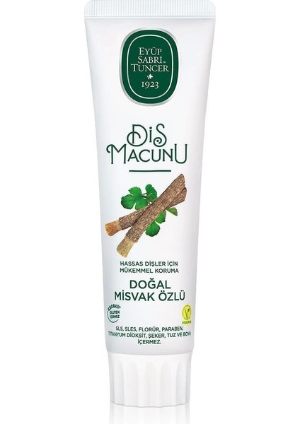 Doğal Diş Macunu 90 gr Misvak Özlü