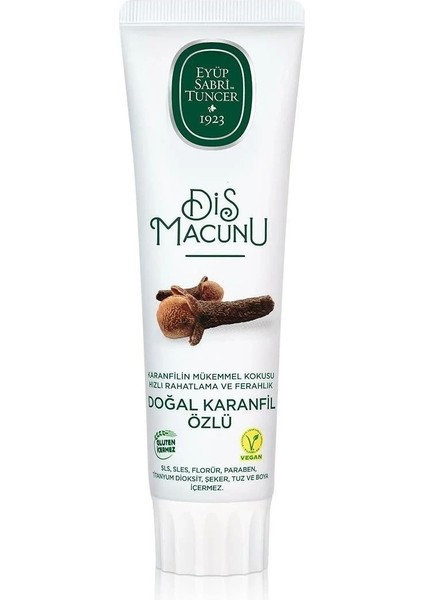 Doğal Diş Macunu 90 gr Karanfil