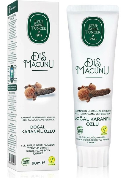 Doğal Diş Macunu 90 gr Karanfil