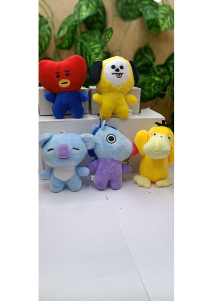 Luxury Sevimli Peluş Bt Karakterleri Oyuncak Bebek Anahtarlık Hediyelik Sevimli Peluş Anahtarlık 1 Adet fiyatları