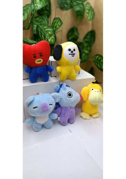 Luxury Sevimli Peluş Bt Karakterleri Oyuncak Bebek Anahtarlık Hediyelik Sevimli Peluş Anahtarlık 1 Adet modelleri