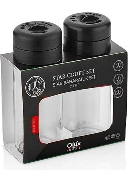 Luxury Star Cam Baharatlık Set 245CC X2 1 Adet