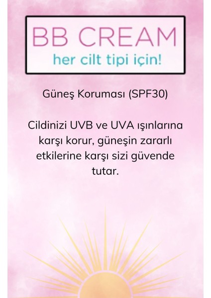 Luxury Bb Cream SPF30, Tüm Ciltler Için Kapatıcı Krem 1 Adet modelleri