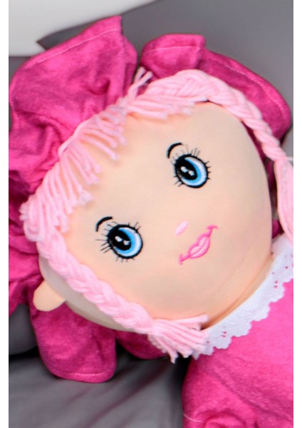 Luxury Mira Peluş Bez Bebek 70CM Pembe 1 Adet fırsatları