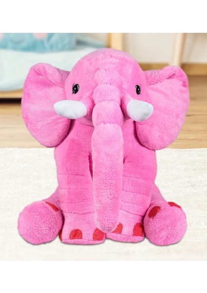 Luxury Uyku Arkadaşım Fil - Büyük Yumuşak Peluş Fil 85 cm 1 Adet