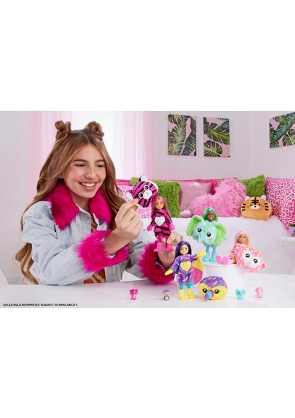 Luxury Cutie Reveal Bebekler Chelsea Tropikal Orman Serisi - Kaplan, 3 Yaş ve Üzeri, HKR15 1038993 1 Adet fiyatları