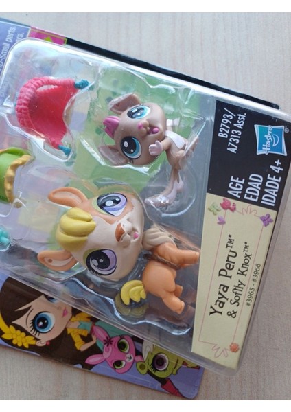 Luxury Miniş Littlest Petshop Yaya Peru ve Softly Knox Lisanslı Kutulu Minişler Oyuncak 1 Adet