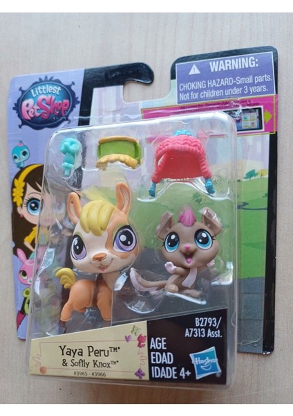 Luxury Miniş Littlest Petshop Yaya Peru ve Softly Knox Lisanslı Kutulu Minişler Oyuncak 1 Adet
