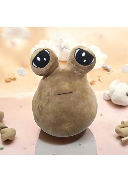 Luxury Sevimli Pou Peluş Oyuncak & Yumuşak Dolgu Oyun Arkadaşı Hediyelik 1 Adet