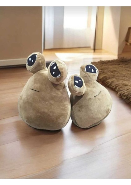 Luxury Sevimli Pou Peluş Oyuncak & Yumuşak Dolgu Oyun Arkadaşı Hediyelik 1 Adet