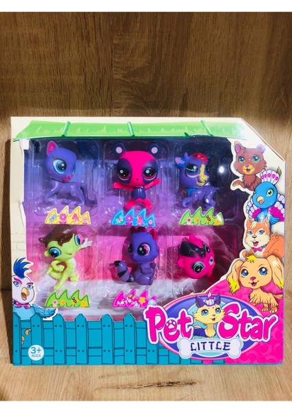 Luxury Minişler Set & Pet Star 6 Lı 1 Adet