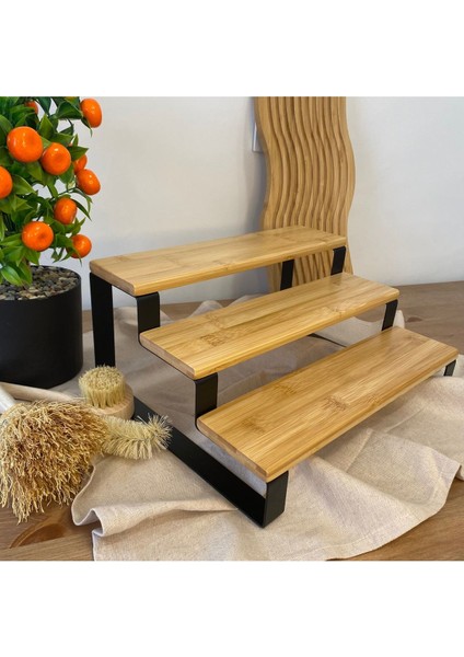 Luxury Ahşap Baharatlık Stant 1 Adet