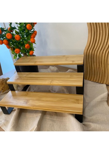 Luxury Ahşap Baharatlık Stant 1 Adet