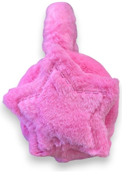 Luxury Çocuk Pembe 3D Yıldız Detaylı Pelüş Kışlık Kulaklık 1 Adet fiyatları
