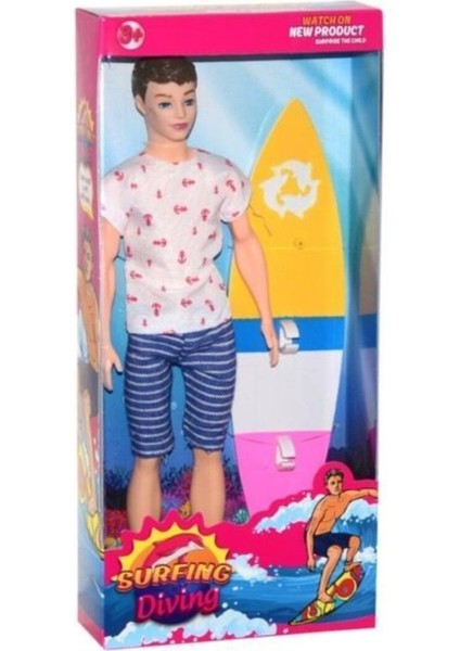 Luxury Oydaş Kutuda Sorf Yapan Bebek- (Karışık Renk) 1 Adet