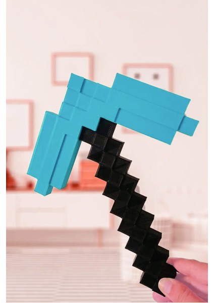 Luxury BURSA3DFILAMENT Oyuncak Minecraft Elmas Kazma / Minecraft Çocuk Oyuncakları 1 Adet