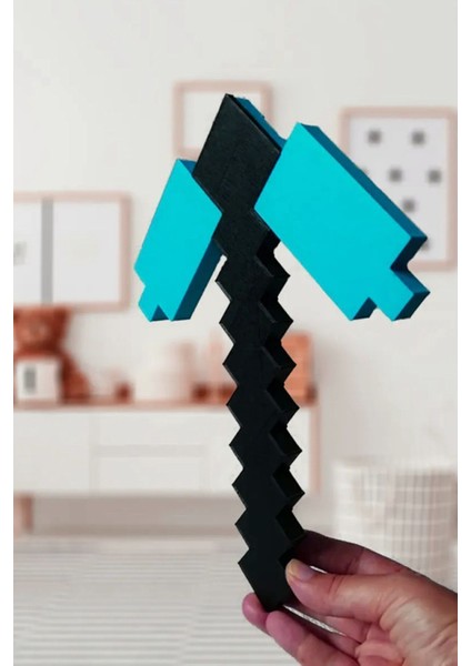 Luxury BURSA3DFILAMENT Oyuncak Minecraft Elmas Kazma / Minecraft Çocuk Oyuncakları 1 Adet