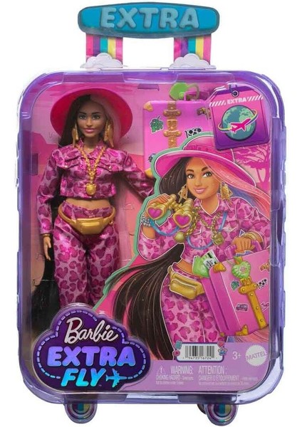 Luxury ( Oyuncak ) Barbie Extra Fly Safari Seyahat Bebeği HPT48 ( 1 Adet ) 1 Adet