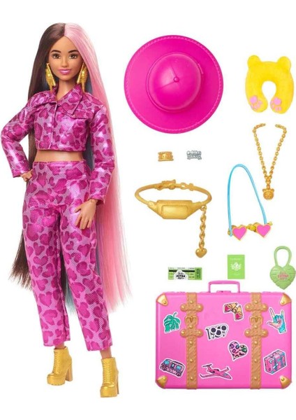 Luxury ( Oyuncak ) Barbie Extra Fly Safari Seyahat Bebeği HPT48 ( 1 Adet ) 1 Adet modelleri