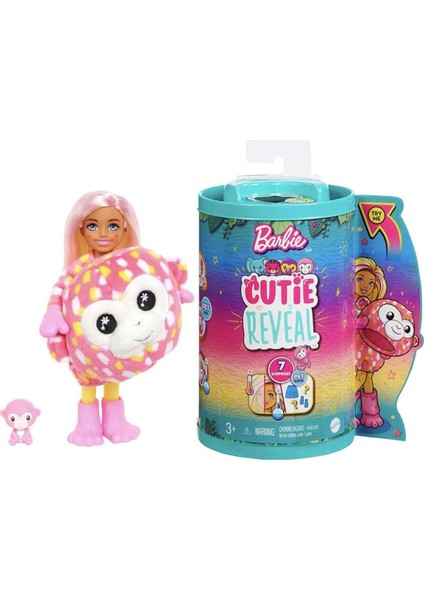 Luxury Cutie Reveal Bebekler Chelsea Tropikal Orman Serisi Maymun HKR14 1 Adet