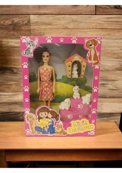 Luxury Minik Dostlarım Oyuncak Bebek Seti 1 Adet