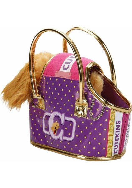 Luxury Cutekins Taşıma Çantalı Peluş Köpek Valerie 1 Adet