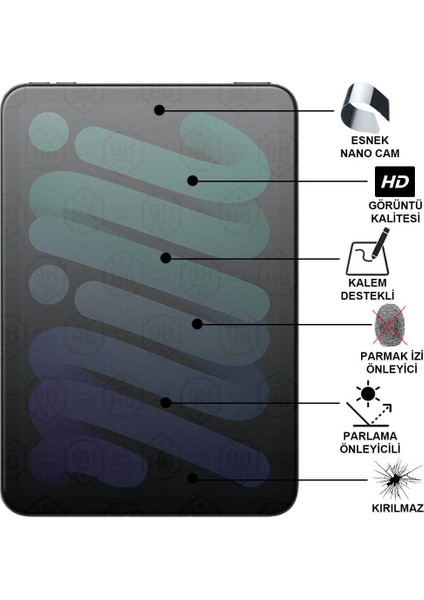 Honor Pad V8 BRT-W09 11'' Nano Mat Tablet Ekran Koruyucu Kağıt Hisli Özel Çizim Paperlike