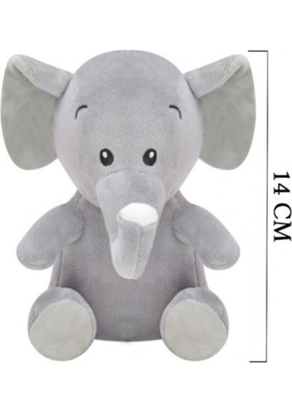 Luxury Sevimli Gri Peluş Fil 14 cm 1 Adet fırsatları