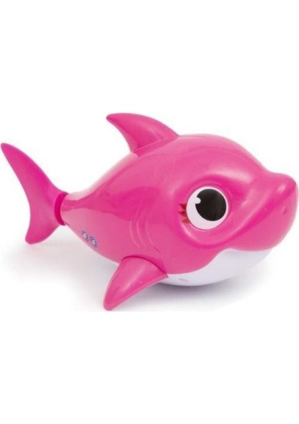 Luxury Baby Shark Yüzen ve Sesli Figür Banyo Oyuncağı Pembe 1 Adet