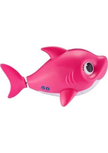 Luxury Baby Shark Yüzen ve Sesli Figür Banyo Oyuncağı Pembe 1 Adet