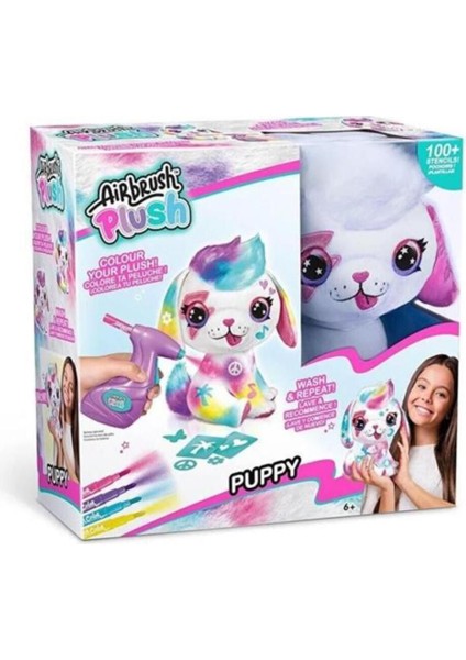 Luxury Airbrush Plush Peluş Puppy 1 Adet
