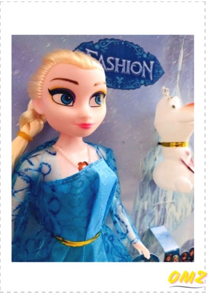 Luxury Frozen Karlar Ülkesi Müzikli Et Bebek Olaf Lı Oyuncak 27.5 cm Egitici Oyuncak Kız Erkek 1 Adet modelleri