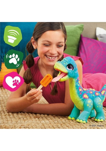 Luxury Marka: F1739 Furreal - Snackin' Sam The Bronto, Interaktif Dinozor / +4 Yaş Kategori: Pedall 1 Adet