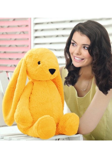 Luxury Uyku Arkadaşım Tavşan 45 cm Peluş Tavşan Sarı 1 Adet