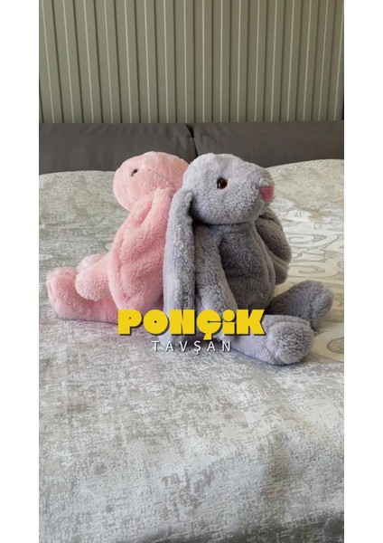 Luxury Uyku Arkadaşım Tavşan 45 cm Peluş Tavşan Sarı 1 Adet