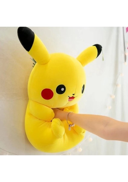 Luxury Ithal Kumas Pokemon Go Pikachu Figür Pelus Oyuncak Uyku & Oyun Arkadasi Pikachu 1 Adet modelleri