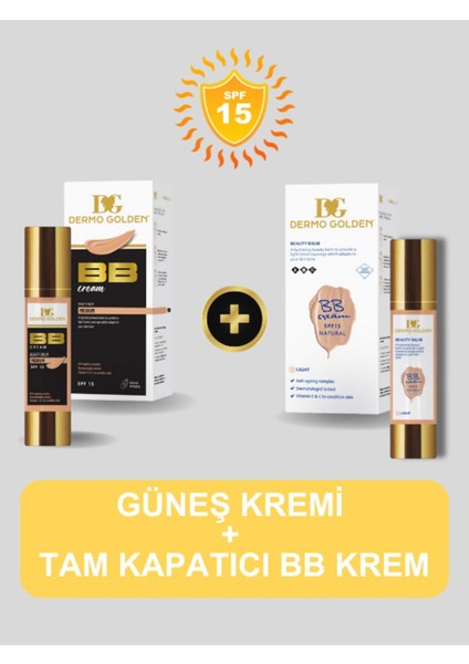 Luxury Tamamen Kapatıcılık ve Doğal Ipeksi Pürüzsüz Görünüm Sağlayan Bb Krem Light ile Medium Spf 15 1 Adet