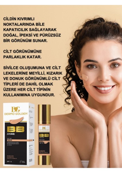 Luxury Tamamen Kapatıcılık ve Doğal Ipeksi Pürüzsüz Görünüm Sağlayan Bb Krem Light ile Medium Spf 15 1 Adet fırsatları