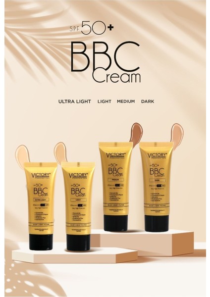 Luxury Bbc Krem Nemlendiricili Doğal Kapatıcı SPF50 01-Ultra Light 40 ml 1 Adet