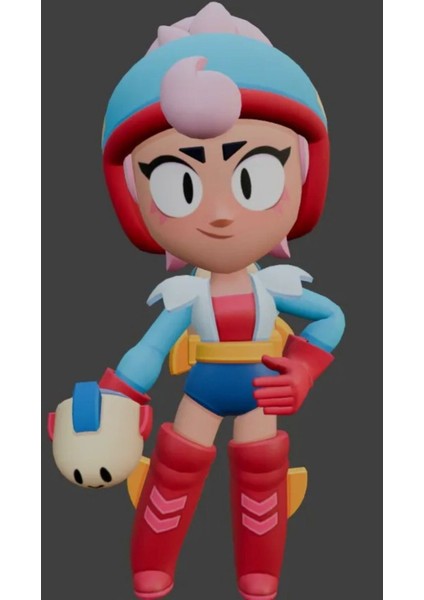 Luxury Brawl Stars Janet Karakter Figürü 20 cm 1 Adet